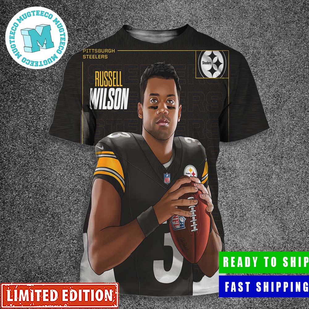 Russell Wilson Plans To Ink A Deal With The Pittsburgh Steelers All Over Print Shirt