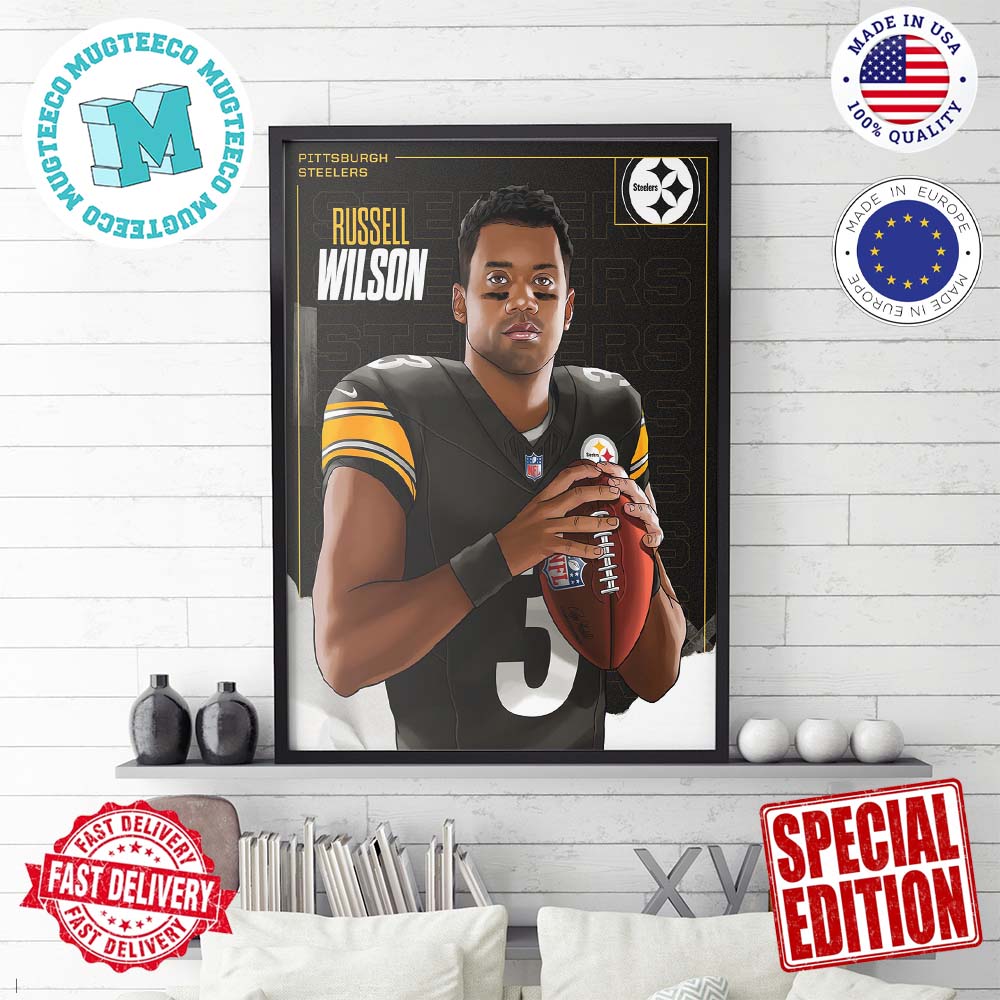 Russell Wilson Plans To Ink A Deal With The Pittsburgh Steelers Home Decor Poster Canvas
