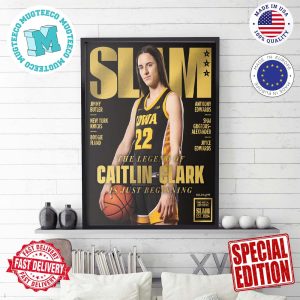 SLAM 249 The Legend Of Caitlin Clark Is Just Beginning The Metal Editons Wall Decor Poster Canvas