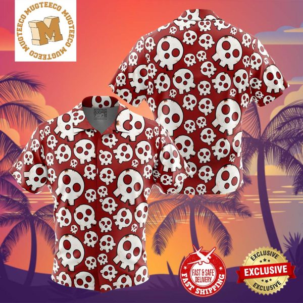 Skull Emblem Fire Force Summer 2024 Hawaiian Shirt For Family