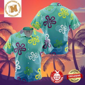 Spongebob Pattern Spongebob Squarepants Summer 2024 Hawaiian Shirt For Family