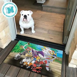 The Alola Region Brought A Glorious Victory To Satoshi For House Decor Doormat
