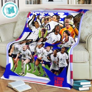 The US Women’s National Team Are Champions Of The Inaugural Concacaf W Gold Cup Fleece Blanket