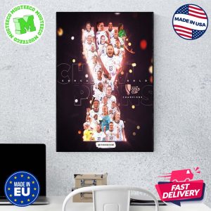 The USWNT Win The First Ever Concacaf W Gold Cup Home Decor Poster Canvas
