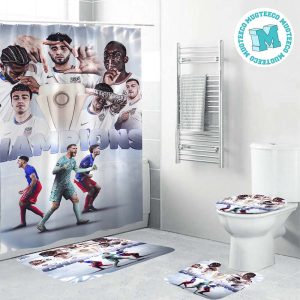 USMNT Concacaf Nations League Final 2024 Champions Poster Bathroom Set