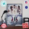 Three In A Row USMNT Back To Back Concacaf Nations League Finals 2024 Champions Wall Decor Poster Canvas