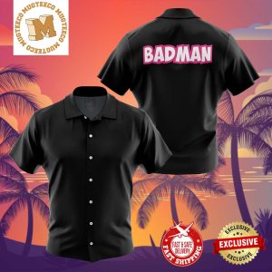 Vegeta Badman Black Dragon Ball Z Summer 2024 Hawaiian Shirt For Family