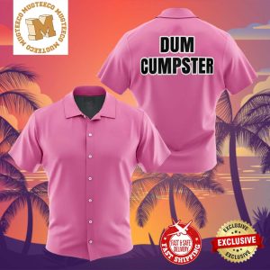 Vegeta Dum Cumpster Pink Dragon Ball Z Abridged Summer 2024 Hawaiian Shirt For Family