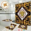 Versace Big Green Signature In White Theme Background Bathroom Accessories Set