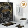 Versace Big Green Signature In White Theme Background Bathroom Accessories Set