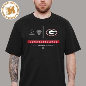 Allstate Sugar Bowl 2025 Georgia Bulldogs Logo Tee College Bowl Playoff Semifinal On January 1st 2025 In New Orleans Unisex T-Shirt