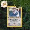 2000 Pokemon Topps Chrome Series 1 Tekno Charizard Rare Card Personalized Name Christmas Ornament