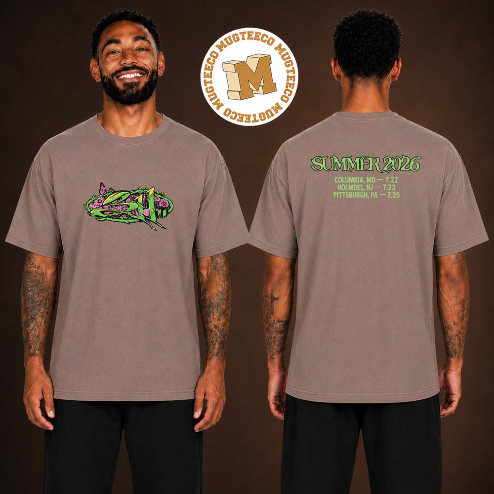 311 Band Summer Tour 2026 Earth Brown Two Sided Unisex T Shirt 311 Band Summer Tour 2026 Earth Brown Two Sided Unisex T Shirt