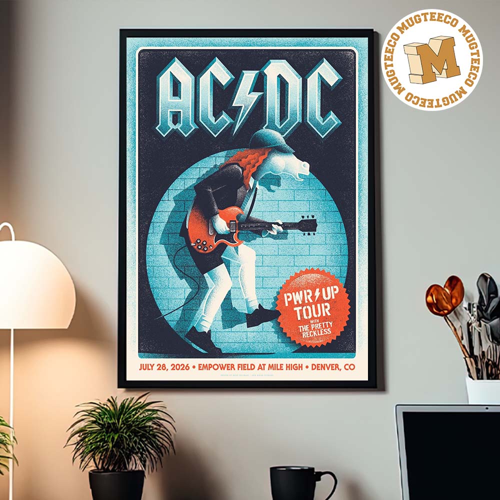ACDC Denver CO 2026 PWR Up Tour Event Poster At Empower Field On July 28 2026 Home Decor Poster Canvas ACDC Denver CO 2026 PWR Up Tour Event Poster At Empower Field On July 28 2026 Home Decor Poster Canvas