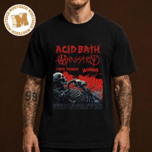 Acid Bath Morrision CO 2026 Event Poster At Red Rocks Amphitheatre On September 15 2026 Unisex T Shirt