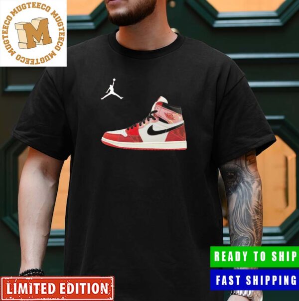Air Jordan 1 High Across The Spider-Verse Edition May 20 Release Sneaker Gift Unisex T-Shirt Air Jordan 1 High Across The Spider-Verse Edition May 20 Release Sneaker Gift Unisex T-Shirt