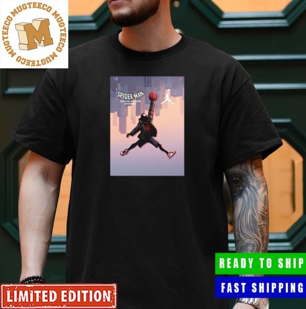Air Jordan Logo x Spiderman Across The Spiderverse Unisex T-Shirt Air Jordan Logo x Spiderman Across The Spiderverse Unisex T-Shirt