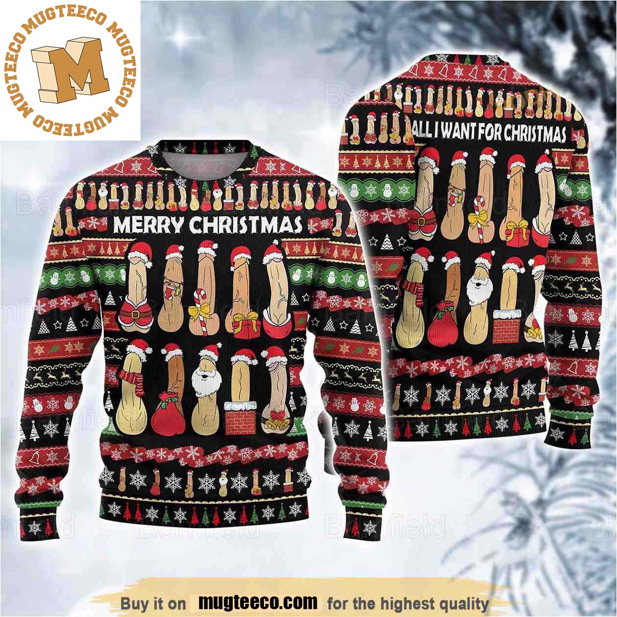 All I Want For Christmas Merry Dickmas Dirty Dicks Lined Up Knitting Pattern Black Funny Ugly Sweater All I Want For Christmas Merry Dickmas Dirty Dicks Lined Up Knitting Pattern Black Funny Ugly Sweater