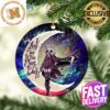 Anya Spy x Family Dog Love You To The Moon And Back Galaxy Circle Christmas Decorations Ornament Anya Spy x Family Dog Love You To The Moon And Back Galaxy Circle Christmas Decorations Ornament