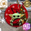 Arizona Cardinals Baby Yoda NFL Christmas Tree Decorations Ornament