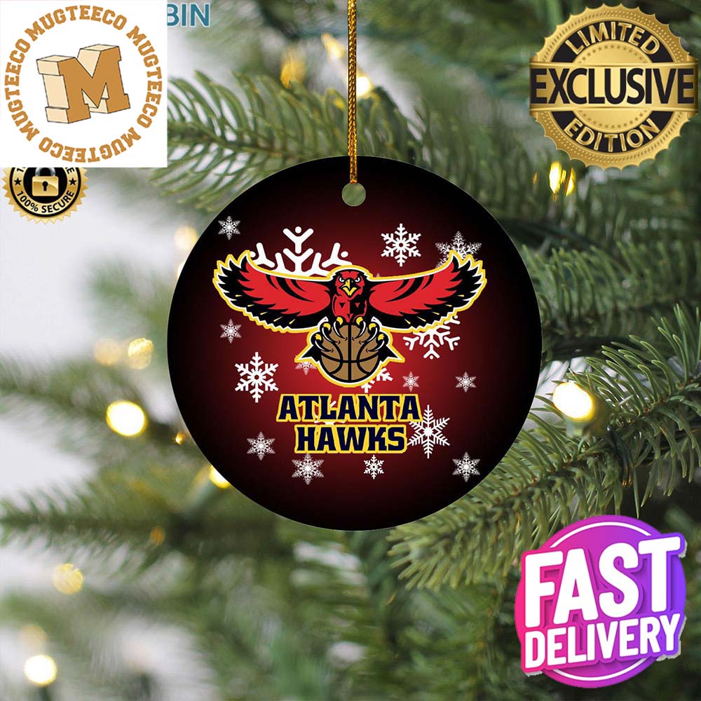 Atlanta Hawks MLB Xmas Gifts Ceramic Christmas Tree Decorations Ornament Atlanta Hawks MLB Xmas Gifts Ceramic Christmas Tree Decorations Ornament
