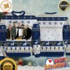 Bacardi Rum Wine Big Logo Snowflakes And Reindeer Personalized Christmas Ugly Sweater 2023