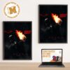 Ghost Rider Hellfire Skull Cinematic Movie Poster Home Decor Poster Canvas