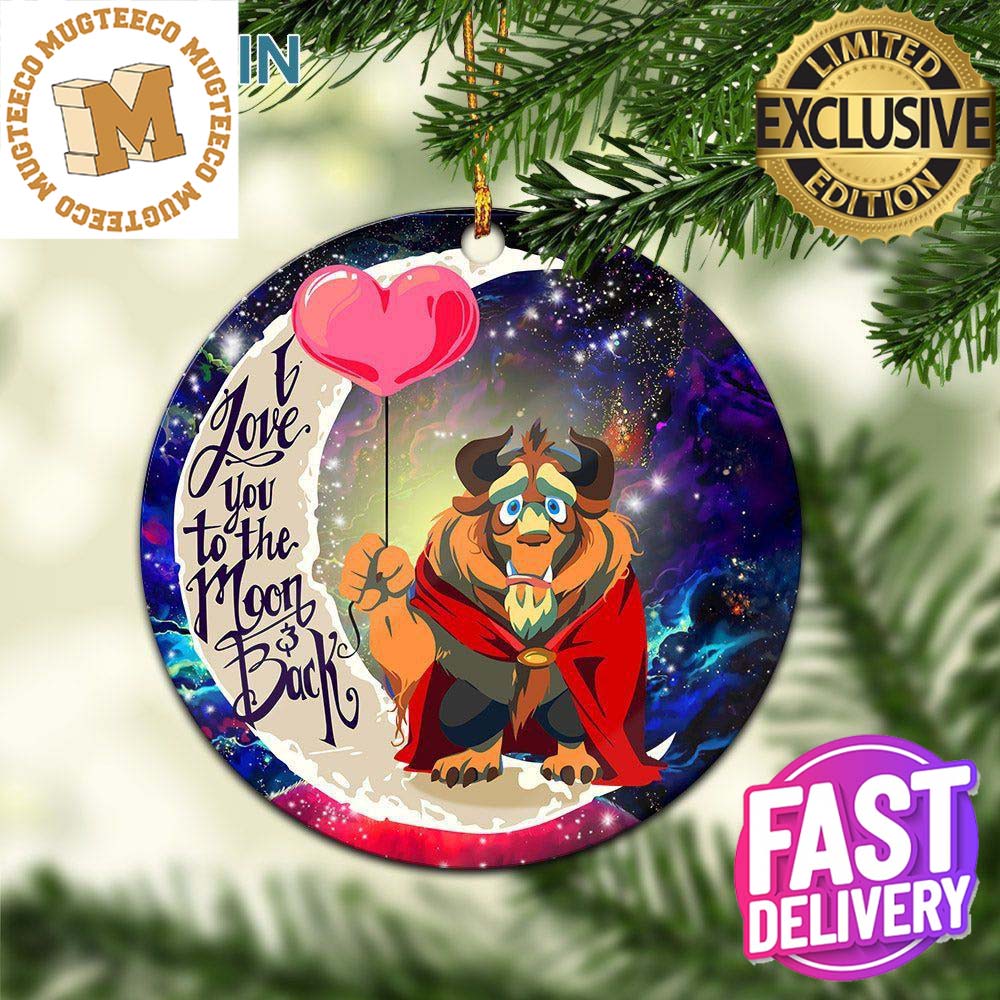 Beauty And The Beast Love You To The Moon And Back Galaxy Ceramic Christmas Tree Decorations Ornament Beauty And The Beast Love You To The Moon And Back Galaxy Ceramic Christmas Tree Decorations Ornament