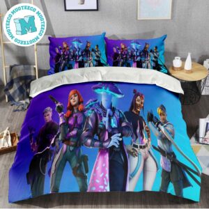 Best Fortnite 5 Characters Bedding Set Twin