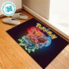 Adorable Pokemom Squirtle Swimming Summer For Home Decor Doormat