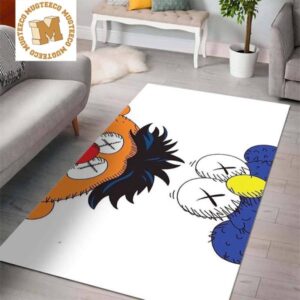 Blue Kaws BFF x Ernie Sesame Street In White Background For Living Room