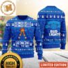 Bud Light Cheering Cans With Snowflakes And Pine Tree Pattern Christmas Ugly Sweater 2023 For Beer Lovers