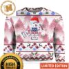 Bud Light Reindeer Snowy Night Snowflakes and Pine Tree Pattern Holiday Ugly Sweater Bud Light Reindeer Snowy Night Snowflakes and Pine Tree Pattern Holiday Ugly Sweater