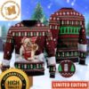 Budweiser Beer Big Logo Chevron Knitting Pattern Christmas Ugly Sweater Budweiser Beer Big Logo Chevron Knitting Pattern Christmas Ugly Sweater