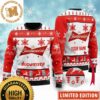Budweiser Beer HoHoHo Snowy Funny Christmas Ugly Sweater Budweiser Beer HoHoHo Snowy Funny Christmas Ugly Sweater