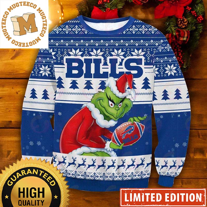 Buffalo Bills Grinch NFL Personalized 2023 Holiday Ugly Christmas Sweater Buffalo Bills Grinch NFL Personalized 2023 Holiday Ugly Christmas Sweater