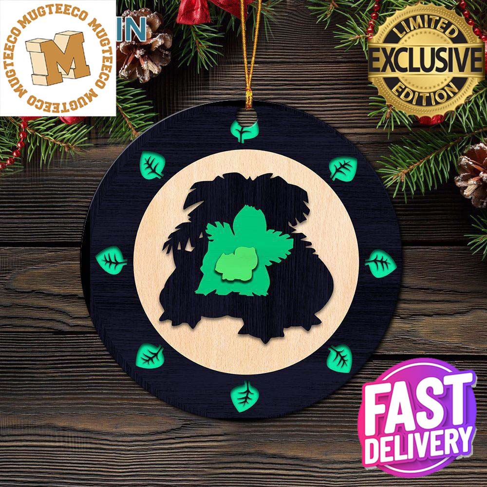Bulbasaur Evolution Pokemon Christmas Tree Decorations Ornament Bulbasaur Evolution Pokemon Christmas Tree Decorations Ornament
