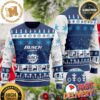 Busch Light Beer All Over Logo Knitting Pattern In Black Christmas Ugly Sweater 2023 Busch Light Beer All Over Logo Knitting Pattern In Black Christmas Ugly Sweater 2023
