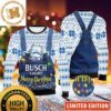 Busch Light Beer Personalized Christmas Twinkle Lights Knitting Blue Christmas Ugly Sweater Busch Light Beer Personalized Christmas Twinkle Lights Knitting Blue Christmas Ugly Sweater