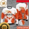 Busch Light Beer Personalized Christmas Twinkle Lights Knitting Blue Christmas Ugly Sweater Busch Light Beer Personalized Christmas Twinkle Lights Knitting Blue Christmas Ugly Sweater
