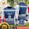 Busch Light Big Logo With Pine Tree Pattern Snowy Night Christmas Ugly Christmas Sweater Busch Light Big Logo With Pine Tree Pattern Snowy Night Christmas Ugly Christmas Sweater