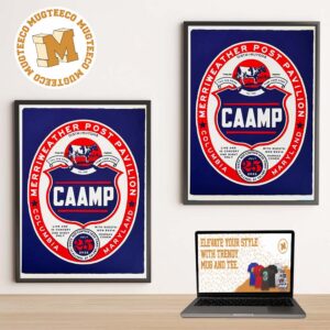 Caamp Columbia MD 2026 Event Poster At  Merriweather Post Pavilion On July 25 2026 Home Decor Poster Canvas