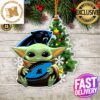 Carolina Panthers Baby Yoda NFL Christmas Tree Decorations Ornament