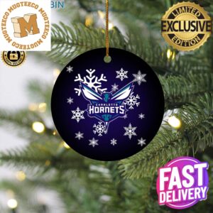 Charlotte Hornets NBA XMas Gifts For Fan Christmas Decorations Ornament