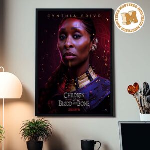 Children of Blood and Bone Admiral Kaea Character Poster In Theatres On January 15 2027 Home Decor Poster Canvas