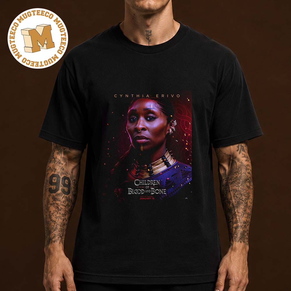 Children of Blood and Bone Admiral Kaea Character Poster In Theatres On January 15 2027 Unisex T Shirt Children of Blood and Bone Admiral Kaea Character Poster In Theatres On January 15 2027 Unisex T Shirt