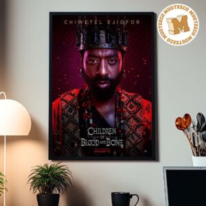 Children of Blood and Bone King Saran Character Poster In Theatres On January 15 2027 Home Decor Poster Canvas