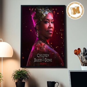 Children of Blood and Bone Queen Nehanda Character Poster In Theatres On January 15 2027 Home Decor Poster Canvas