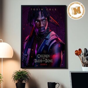 Children of Blood and Bone Tzain Character Poster In Theatres On January 15 2027 Home Decor Poster Canvas