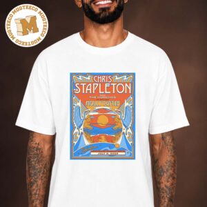 Chris Stapleton 2026 Event Poster At  Shoreline Amphitheatre In Mountain View California On July 8 2026 Unisex T Shirt
